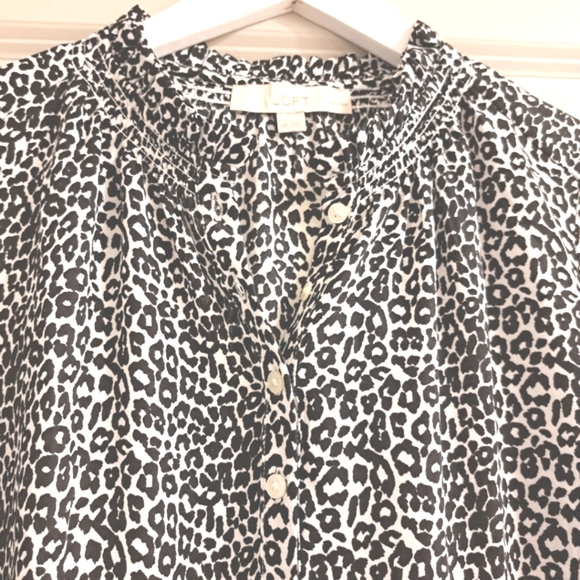 Loft Blouse Petite M NWOT - Picture 3 of 8